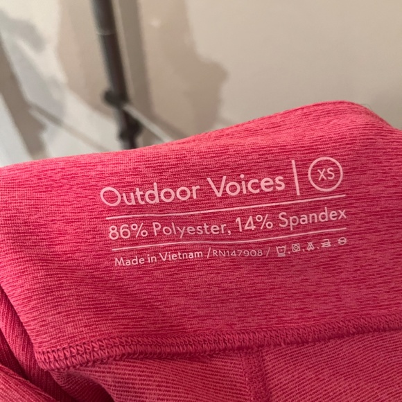 Outdoor Voices Pink, skinny leggings - Picture 3 of 3